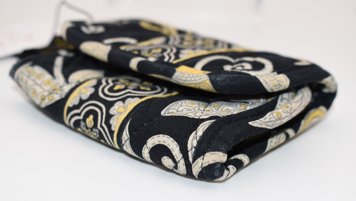 Vera Bradley Small Trifold Wallet in "Yellow Bird" Pattern