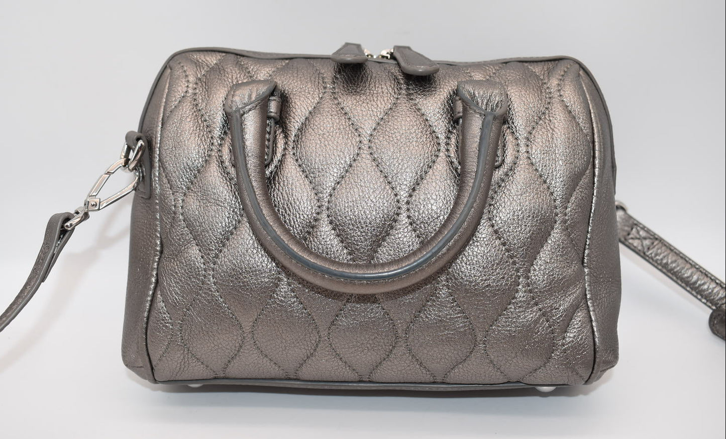 Vera Bradley Mini Marlo Leather Crossbody Satchel Bag in Caspian Sea