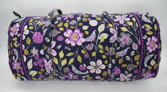 Vera Bradley XL Duffel Bag in "Floral Nightingale" Pattern