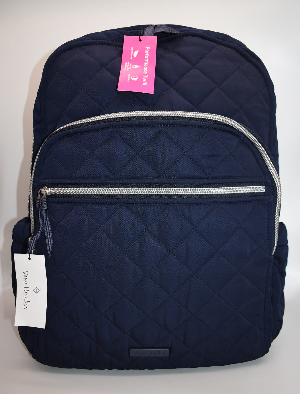 Vera Bradley Performance Twill Campus Backpack in Classic Navy