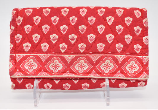 Vera Bradley Strap Crossbody Wallet in "Nantucket Red" Pattern