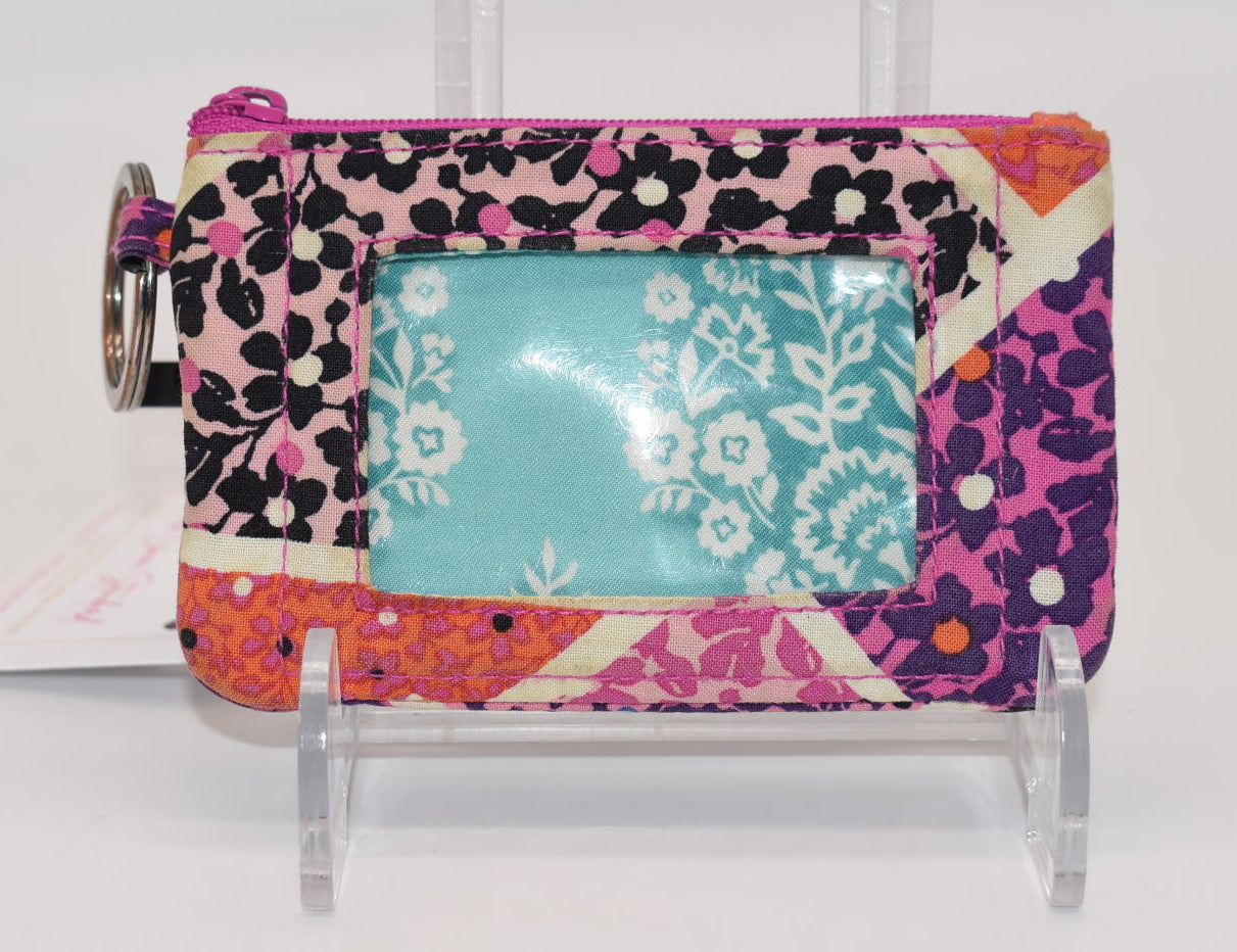 Vera Bradley Zip ID Case in "Modern Medley" Pattern