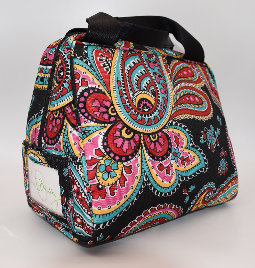 Vera Bradley Lunch Tote Bag in "Parisian Paisley" Pattern