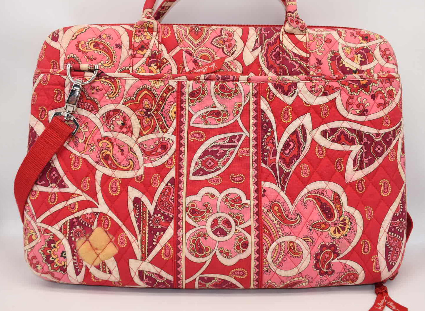 Vera Bradley 17" Hardshell Laptop Bag in "Rosy Posies" Pattern