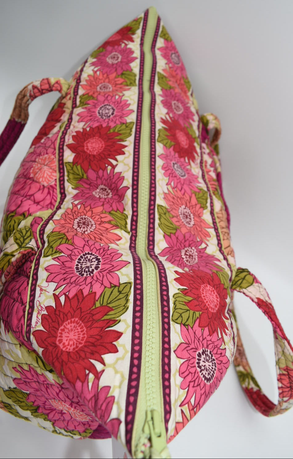 Vera Bradley Miller Travel Tote Bag in "Hello Dahlia" Pattern
