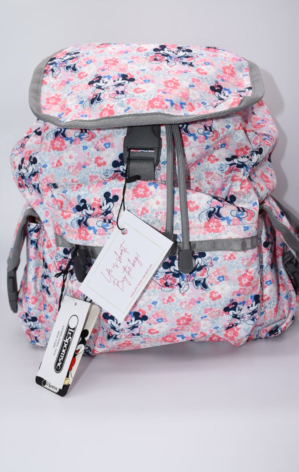 LeSportsac Minnie Mouse Small Edie Backpack, Spring Fling