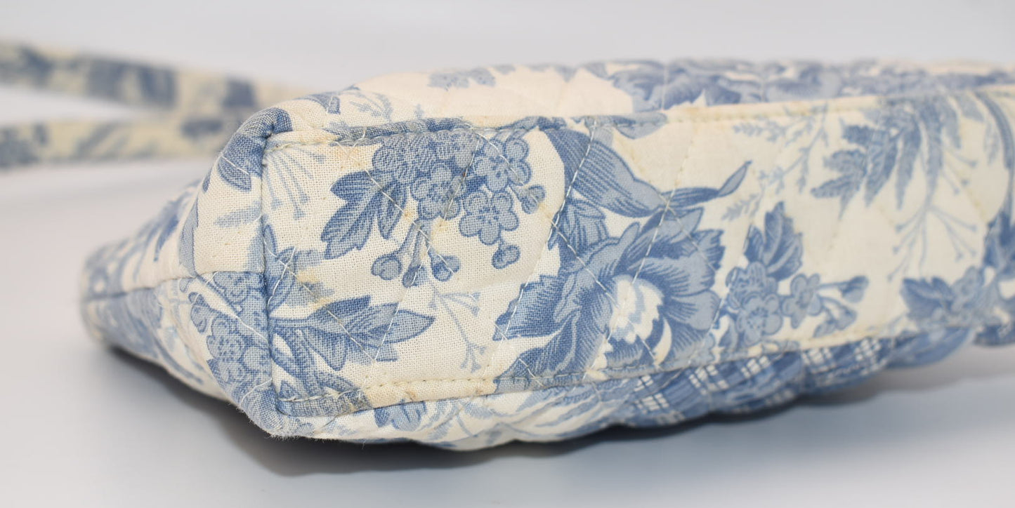 Vintage Vera Bradley Shoulder Bag "Blue Toile -2001" Pattern