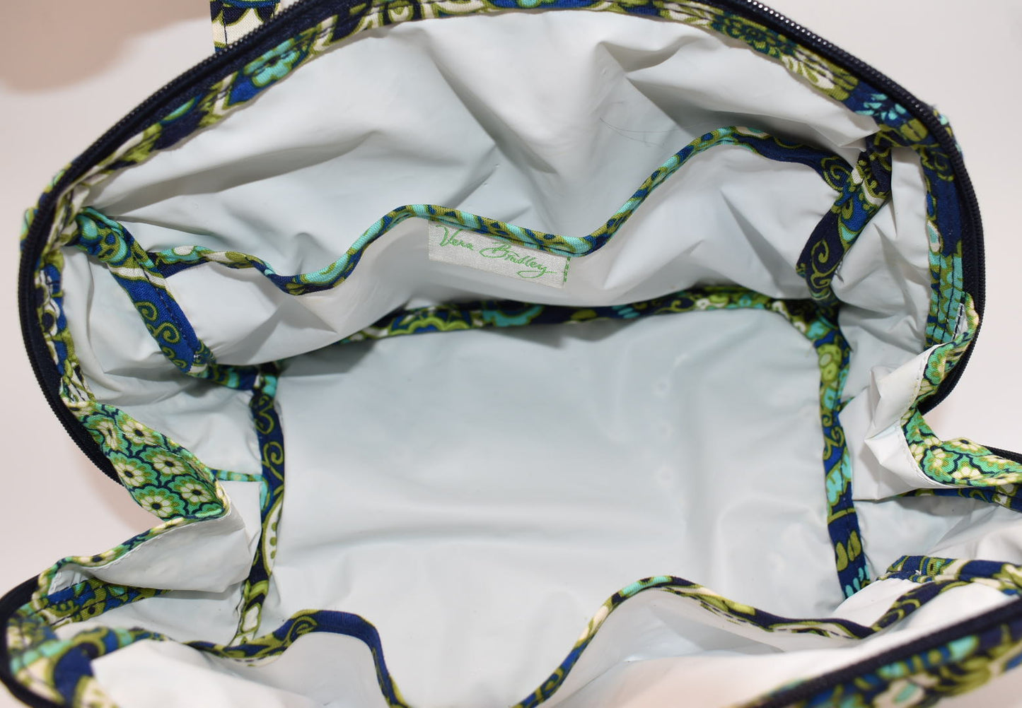Vera Bradley "Lunch Date" Bag in "Rhythm and Blues" Pattern