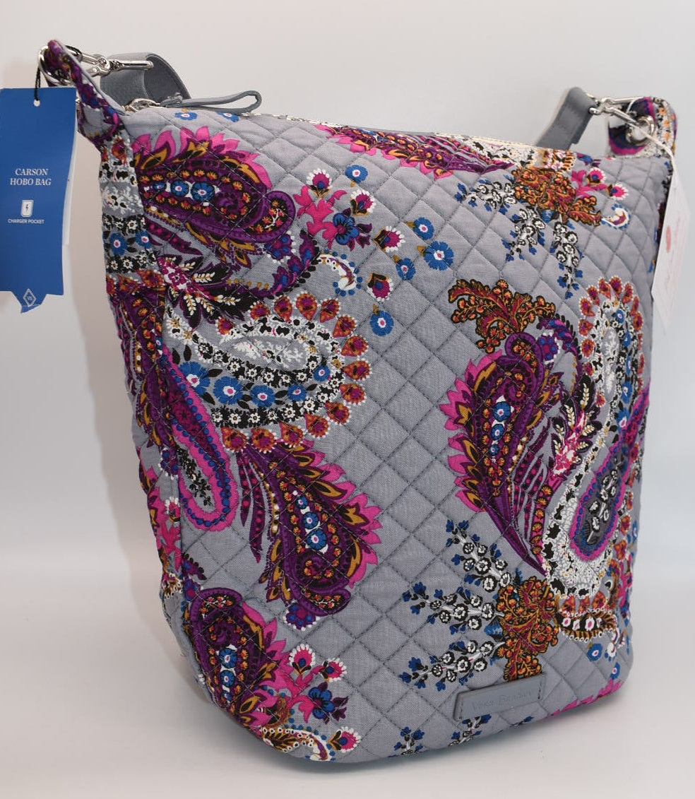 Vera Bradley Carson Hobo Bag in "Heritage Paisley" Pattern