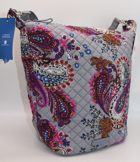 Vera Bradley Carson Hobo Bag in "Heritage Paisley" Pattern