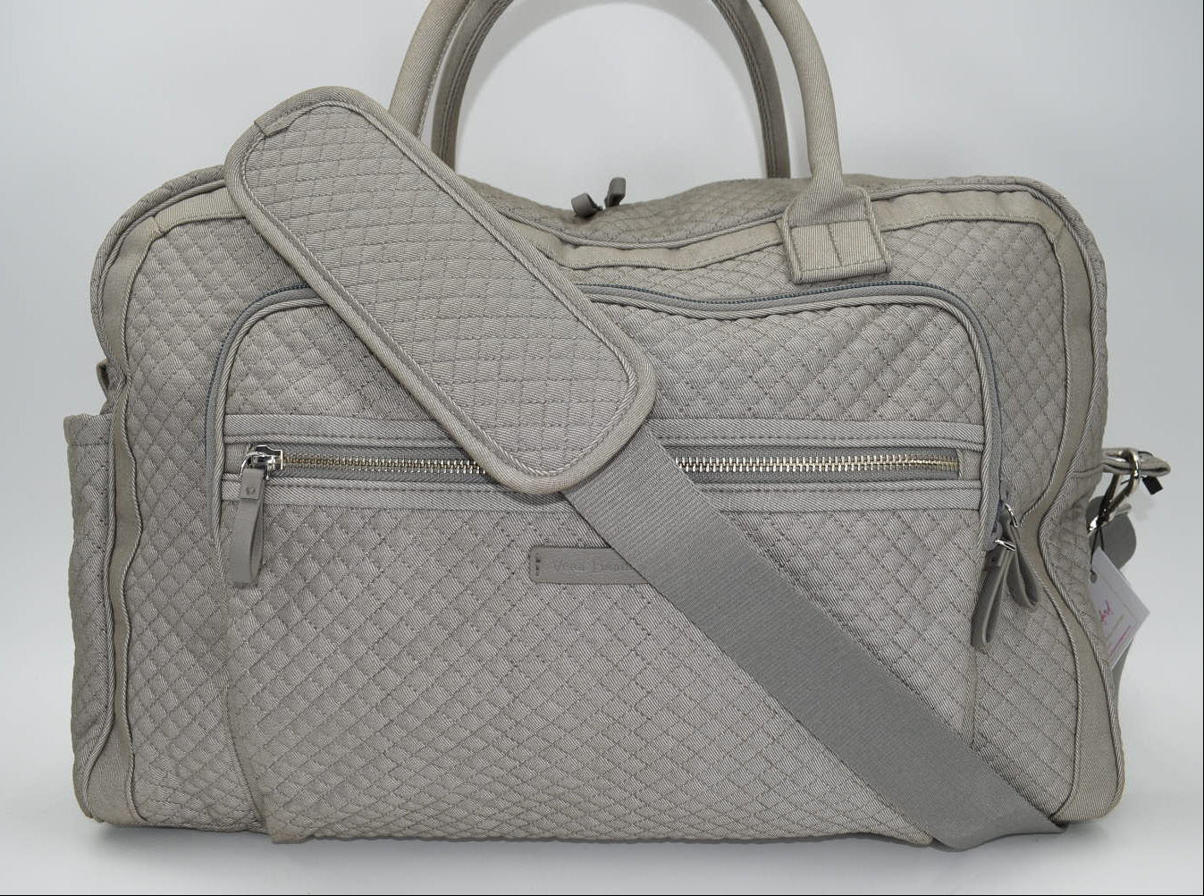 Vera Bradley Iconic Weekender Travel Bag in Charcoal Gray