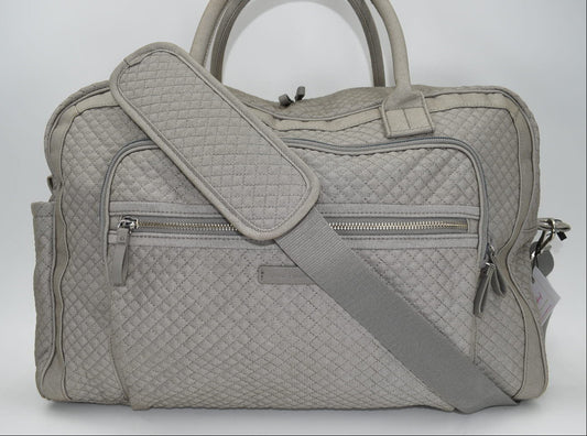 Vera Bradley Iconic Weekender Travel Bag in Charcoal Gray
