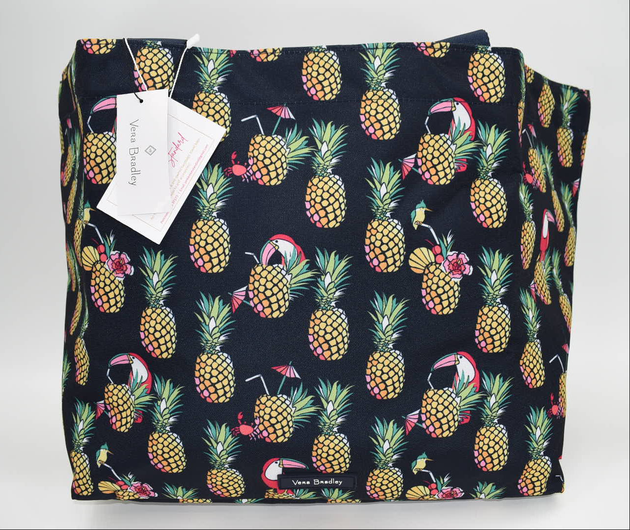 Vera Bradley Lighten Up Family Tote Bag in "Toucan Party" Pattern