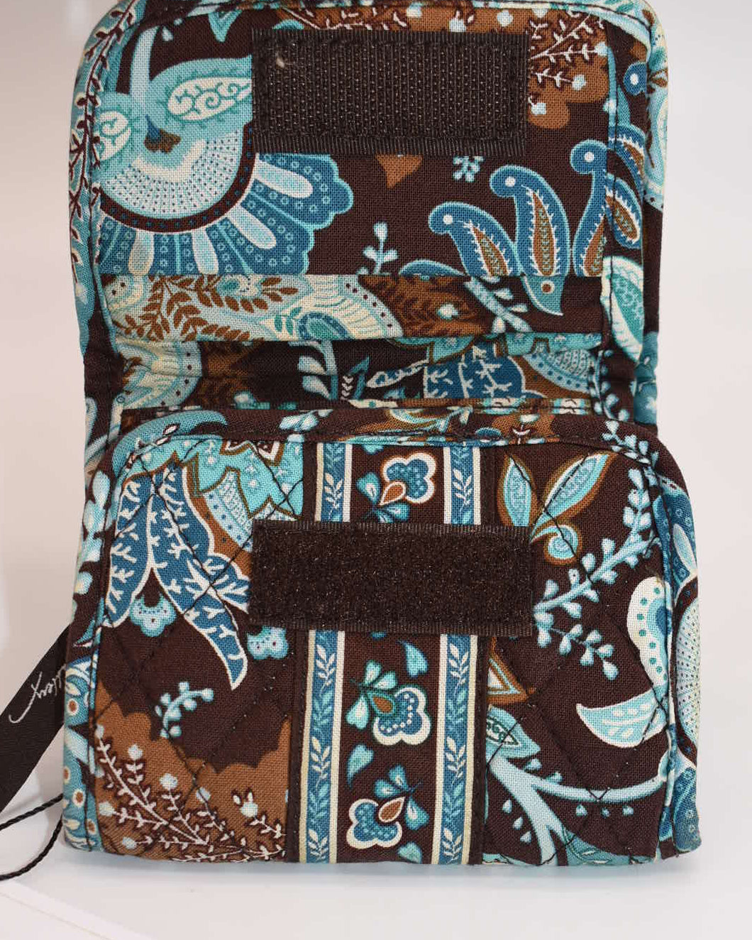 Vera Bradley Compact Tri-fold Wallet in "Java Blue" Pattern