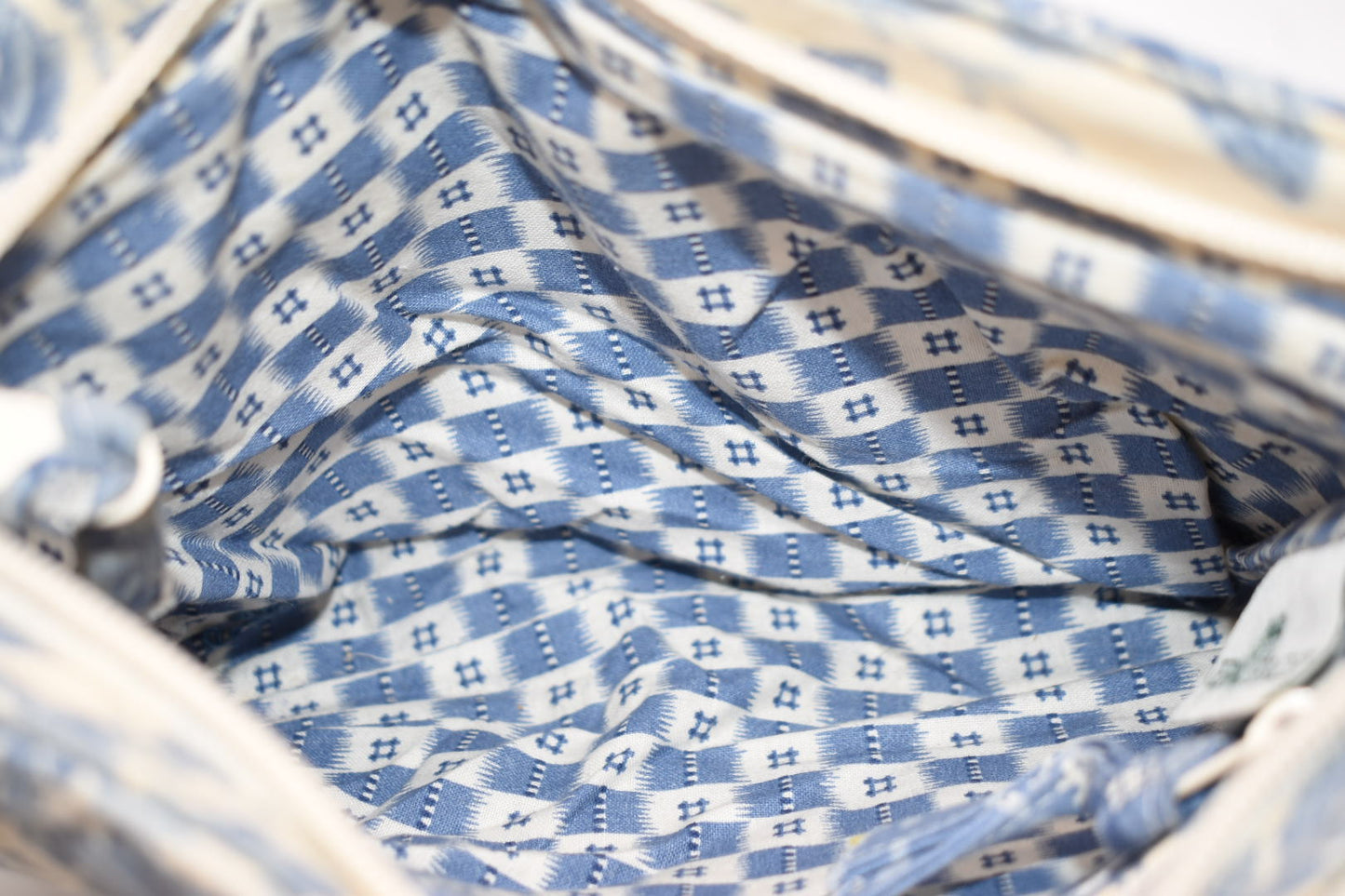 Vintage Vera Bradley Shoulder Bag "Blue Toile -2001" Pattern