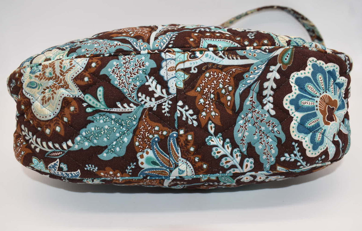 Vera Bradley Hobo Shoulder Bag in "Java Blue" Pattern
