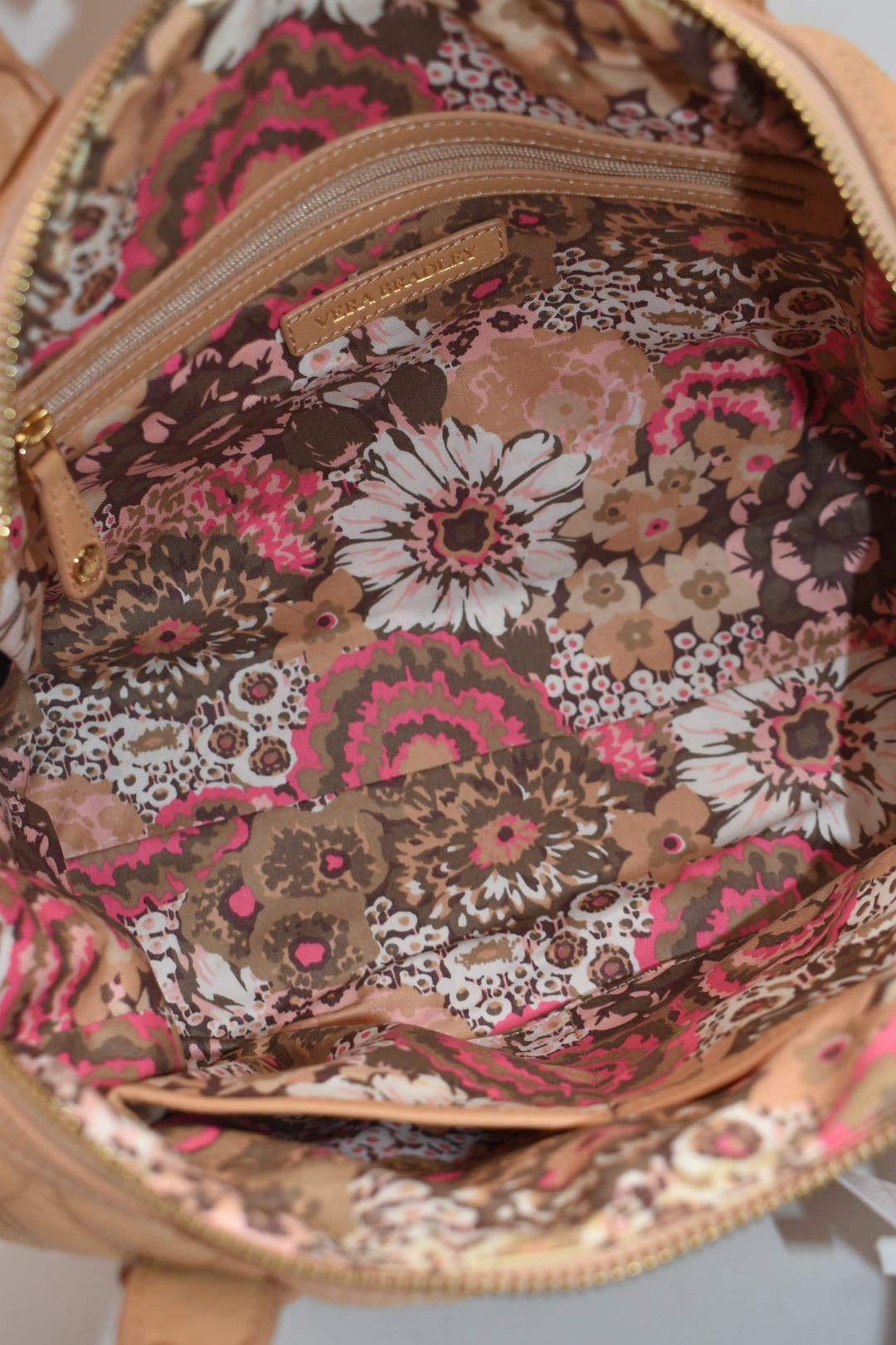 Vera Bradley Quilted Leather Marlo Satchel Bag