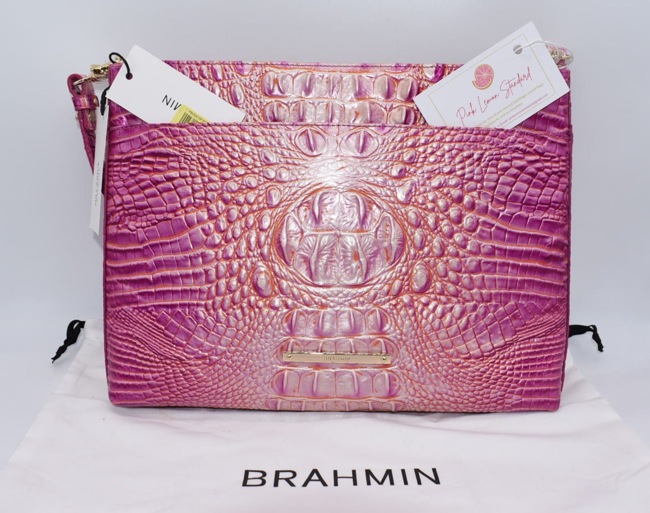 Brahmin Remy Crossbody Bag in Peony Ombre Melbourne