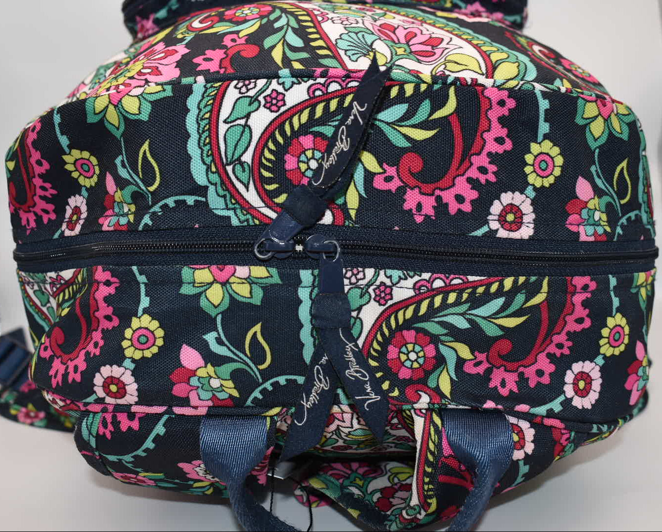 Vera Bradley Lighten Up Campus Backpack in "Petal Paisley" Pattern