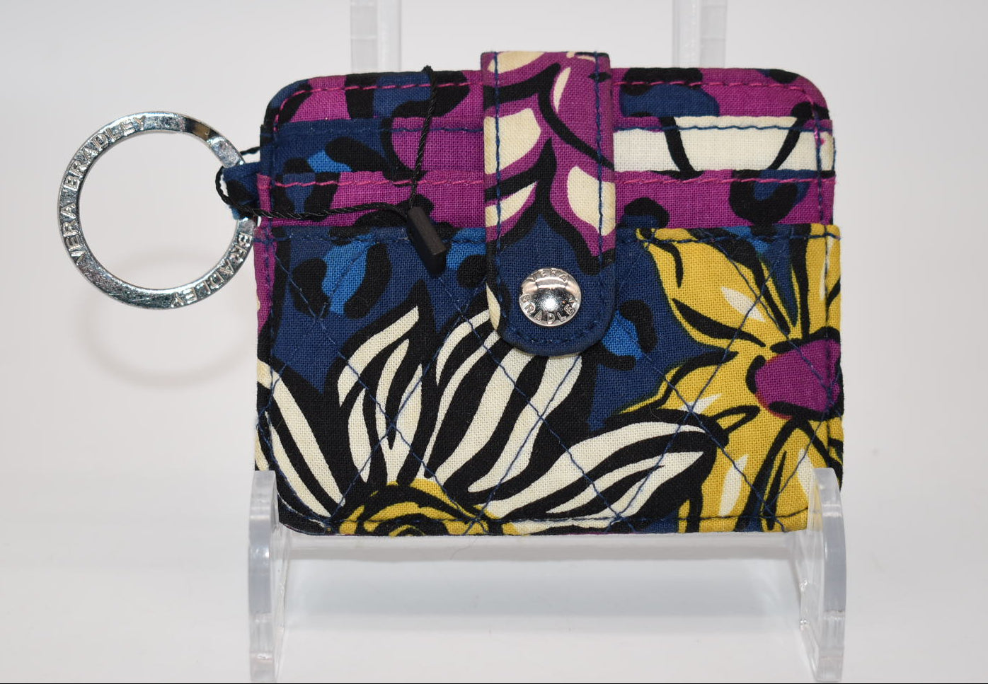 Vera Bradley Card Case Wallet in "African Violet" Pattern