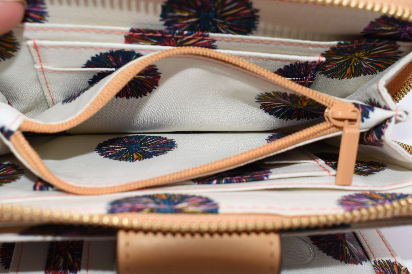 Vera Bradley Vachetta Brown Resort Wristlet in "Roadrunner Cactus"