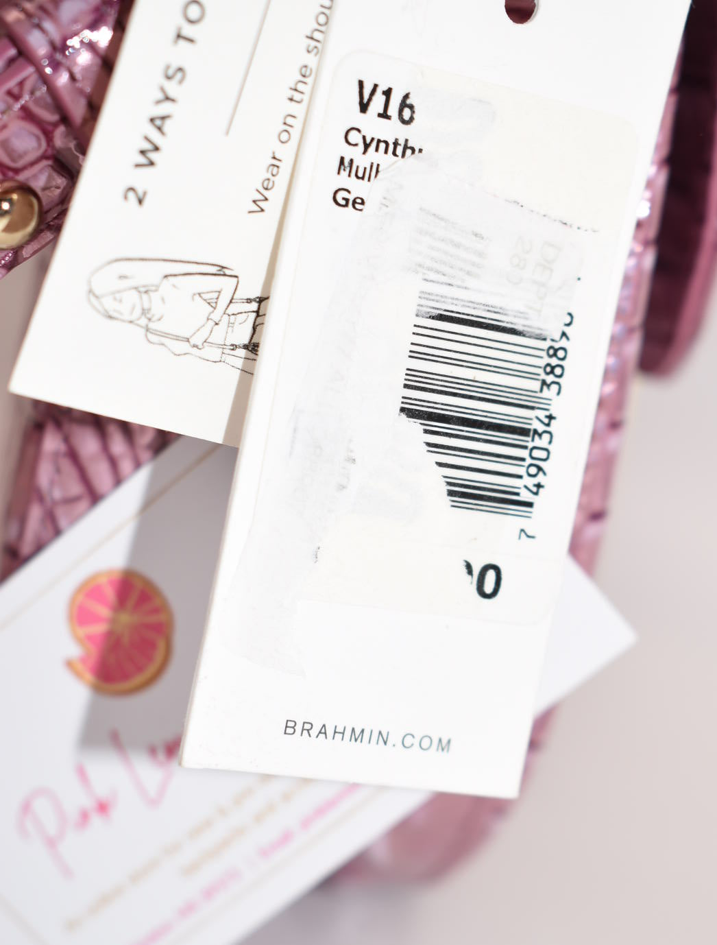 Brahmin Cynthia Shoulder Bag in Mulberry Potion