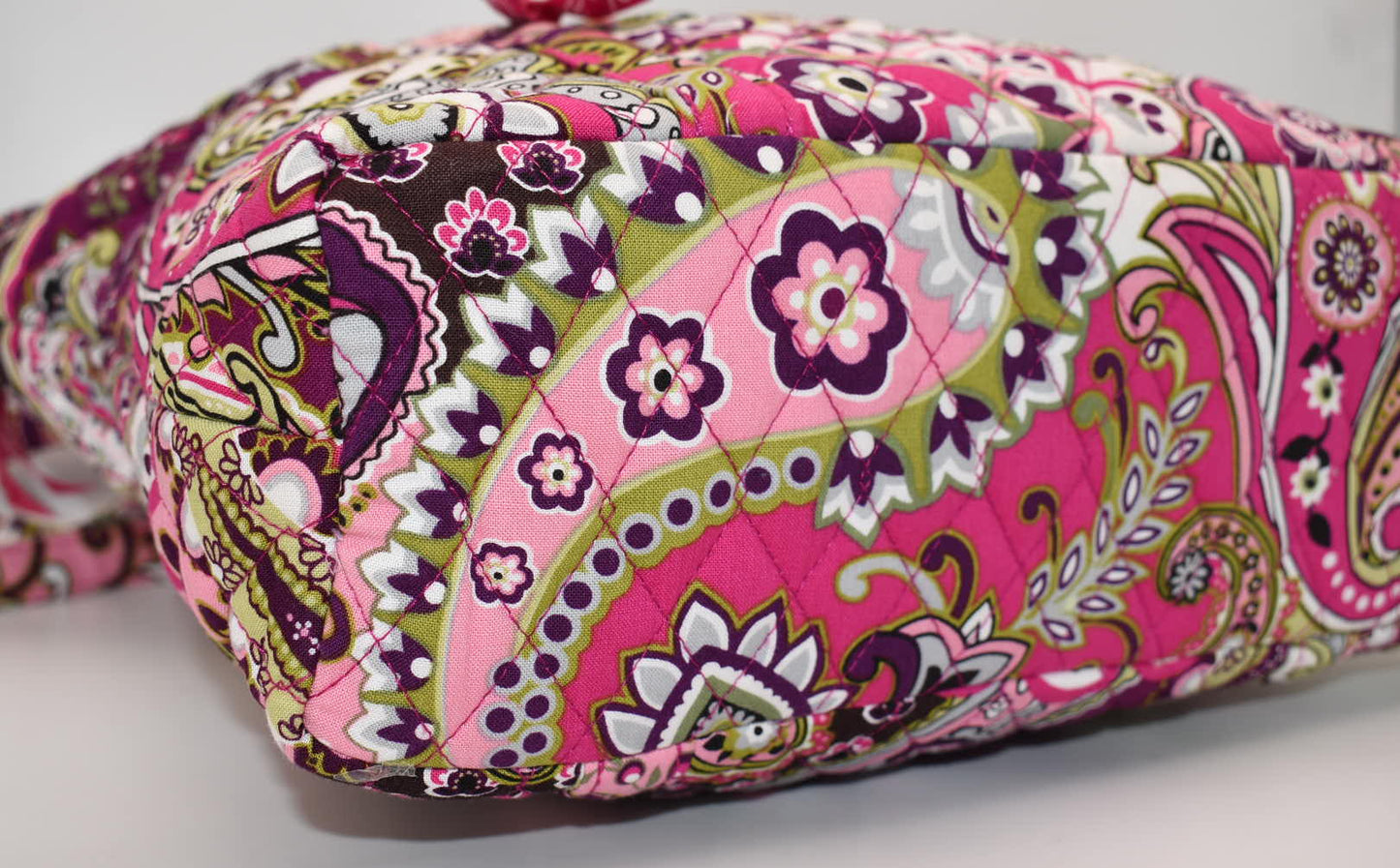 Vera Bradley Villager Tote Bag in "Very Berry Paisley" Pattern