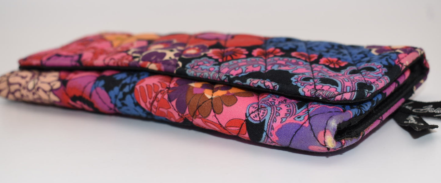 Vera Bradley Trifold Wallet in "Floral Fiesta" Pattern