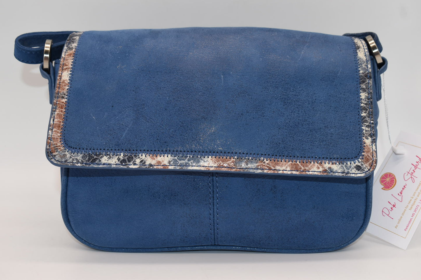 HOBO Autry Small Crossbody Bag in Buffed Hide Cobalt