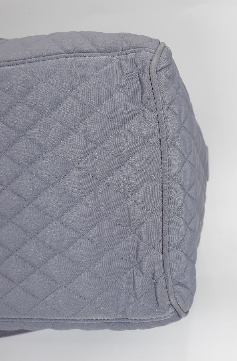 Vera Bradley Microfiber Weekender Travel Bag in Gray