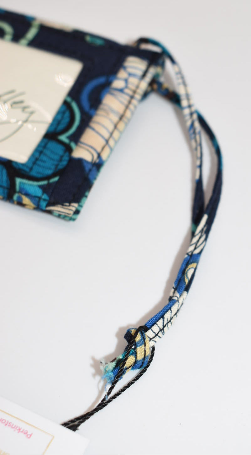 Vera Bradley Luggage Tag in "Mod Floral-Blue" Pattern