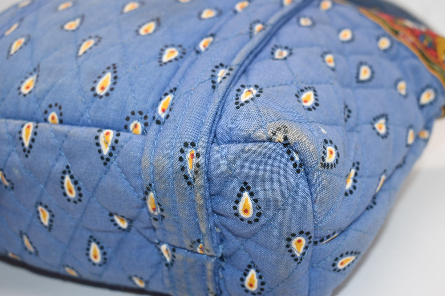 Vera Bradley Paddy Tote Bag in "French Blue Paisley" Pattern