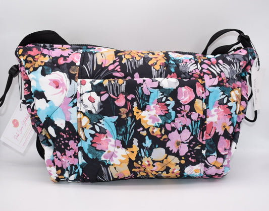 Vera Bradley Featherweight Crossbody Bag in "Artist's Garden" Pattern