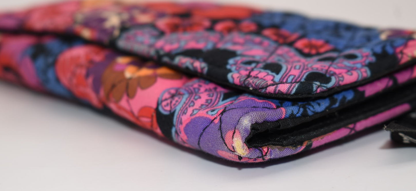 Vera Bradley Trifold Wallet in "Floral Fiesta" Pattern