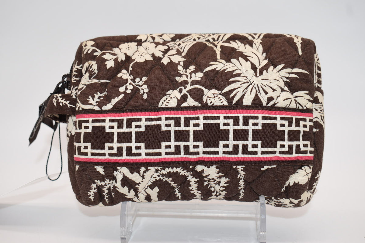 Vera Bradley Medium Cosmetic Bag in "Imperial Toile" Pattern