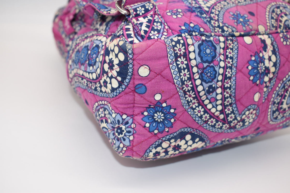 Vera Bradley Small Quilted Cotton Backpack in "Boysenberry" Pattern