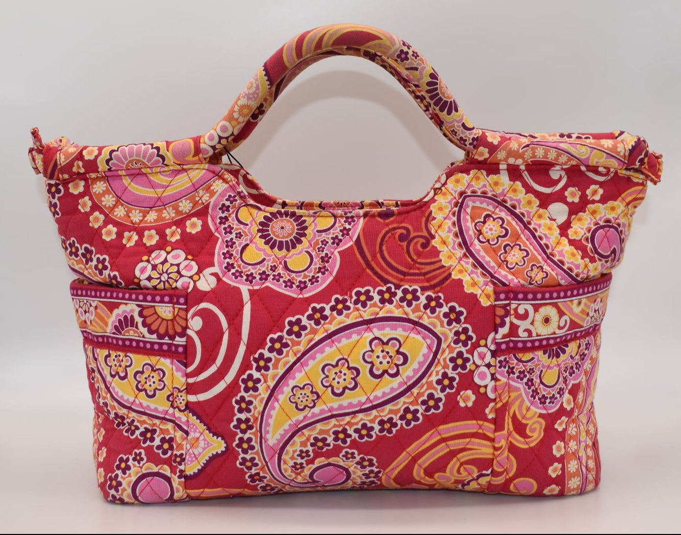 Vera Bradley Gabby Tote Bag in "Raspberry Fizz" Pattern