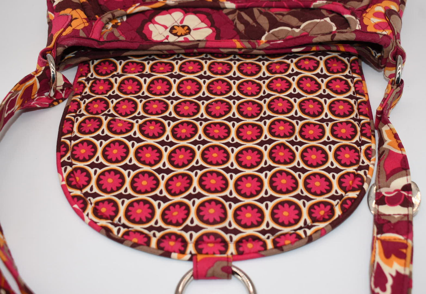 Vera Bradley Saddle Up Crossbody Bag in "Carnaby" Pattern