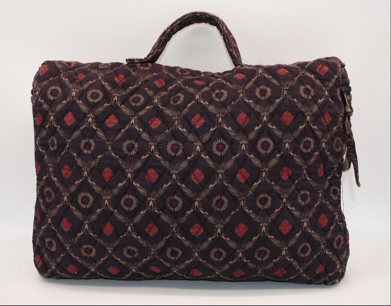 Vintage Vera Bradley Travel / Briefcase Bag in "Laurel - 1997" Pattern