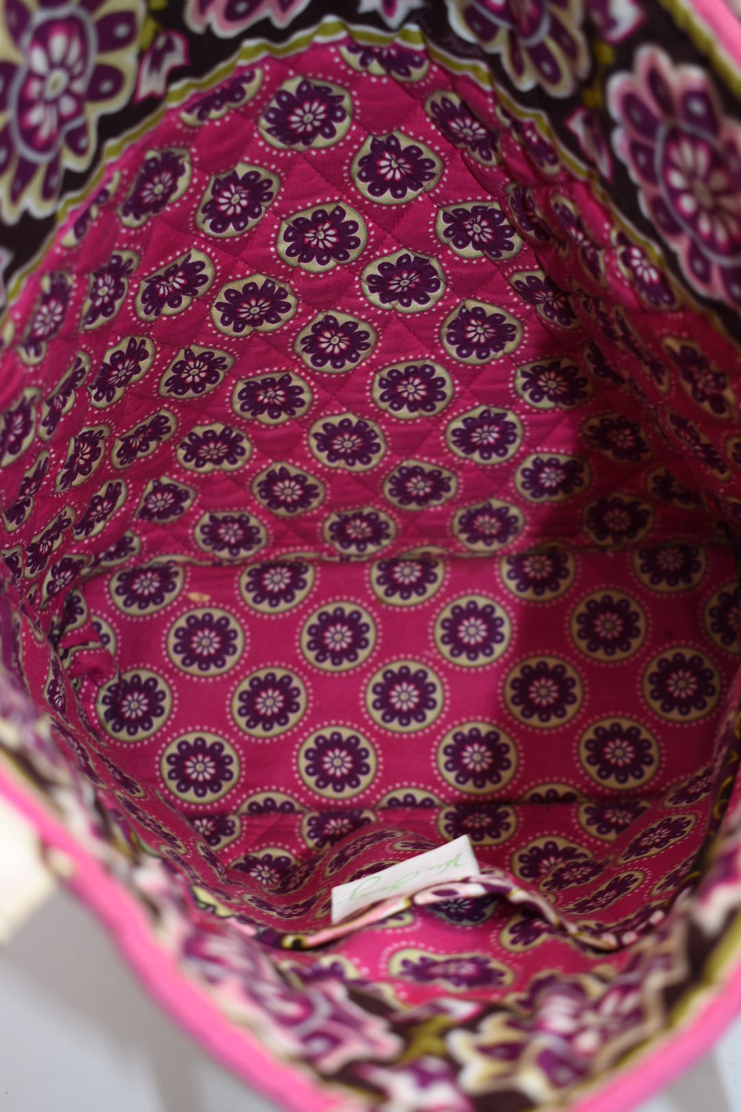 Vera Bradley Everyday Tote Bag in "Very Berry Paisley" Pattern