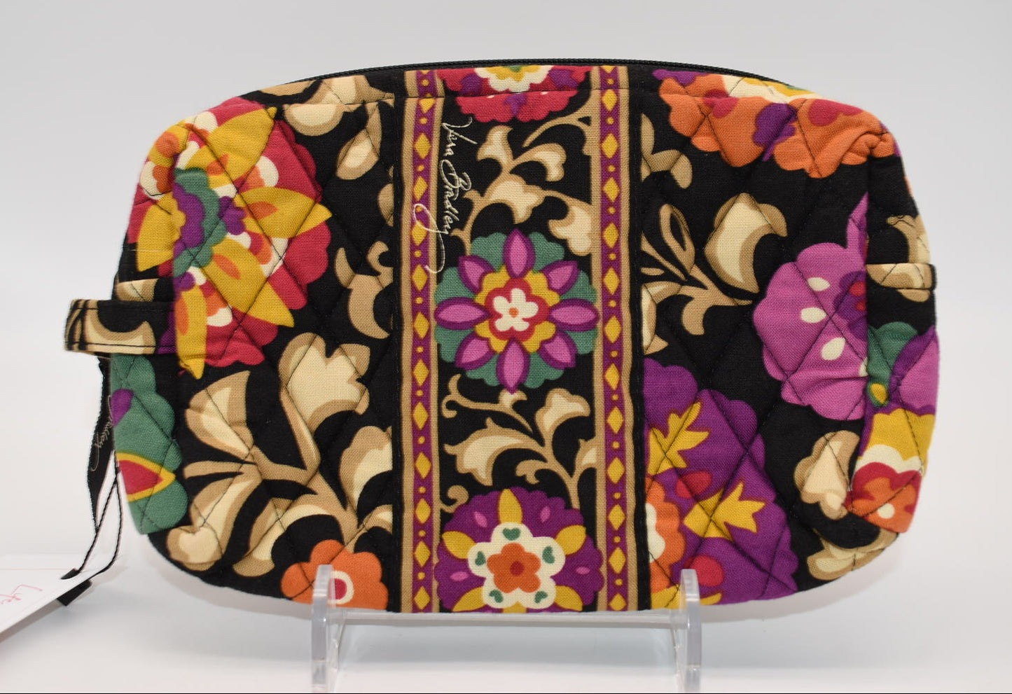 Vera Bradley Large Cosmetic Bag in "Suzani" Pattern