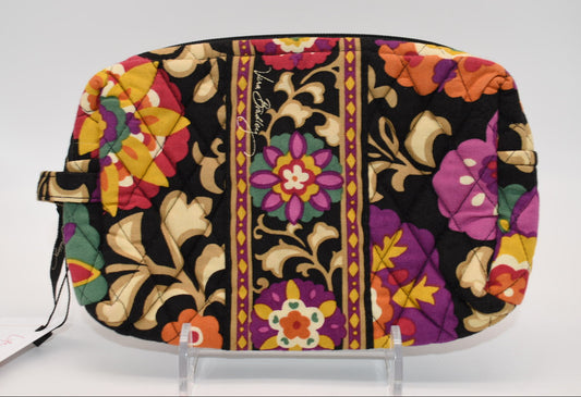Vera Bradley Large Cosmetic Bag in "Suzani" Pattern