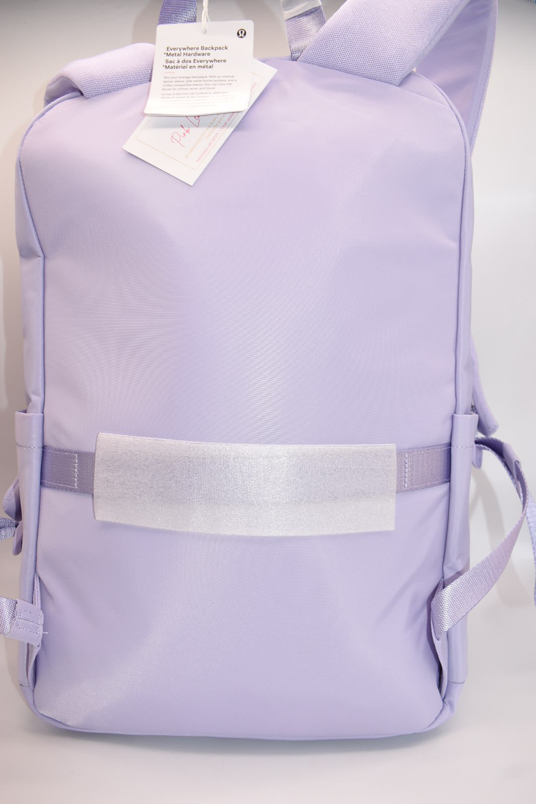 Lululemon Everywhere 22L Metal Hardware Backpack in Lavender & Gold