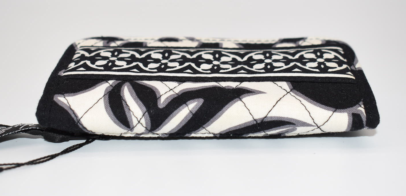 Vera Bradley Compact Trifold Wallet in "Day & Night" Pattern