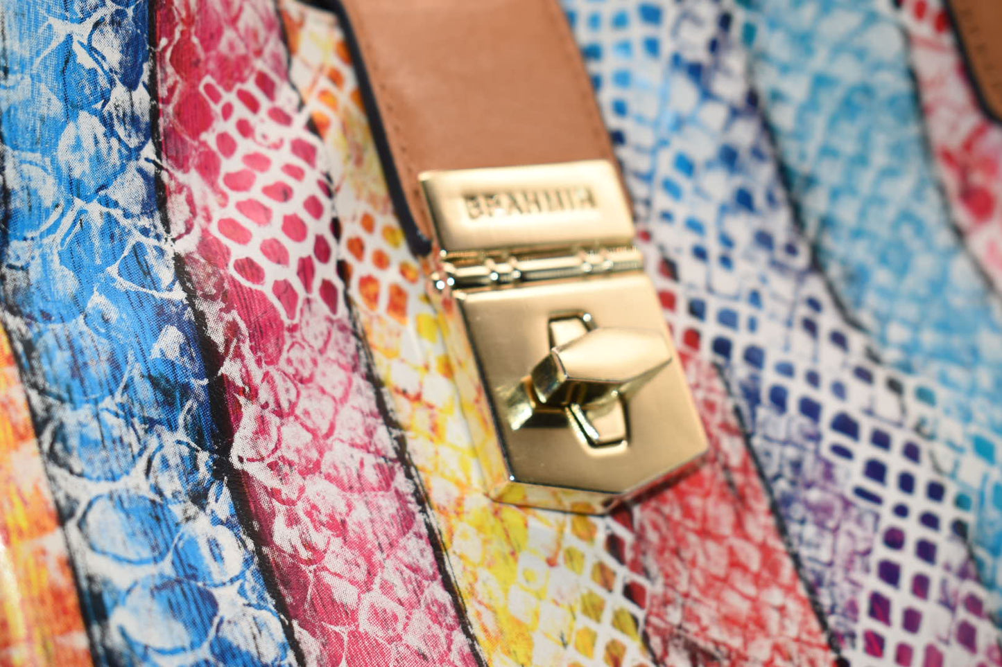 Brahmin Elisa Hobo Satchel Bag in "Dove Coronado"