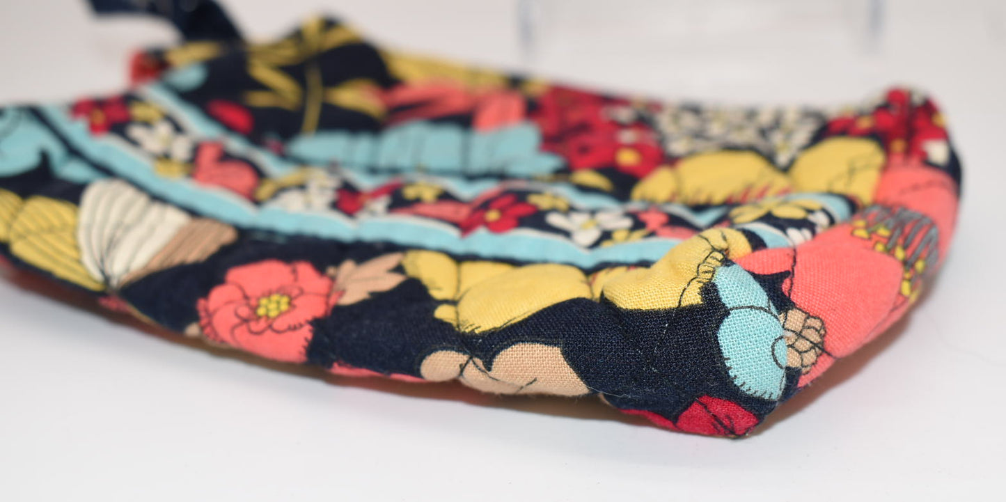 Vera Bradley Medium Cosmetic Bag in "Happy Snails" Pattern