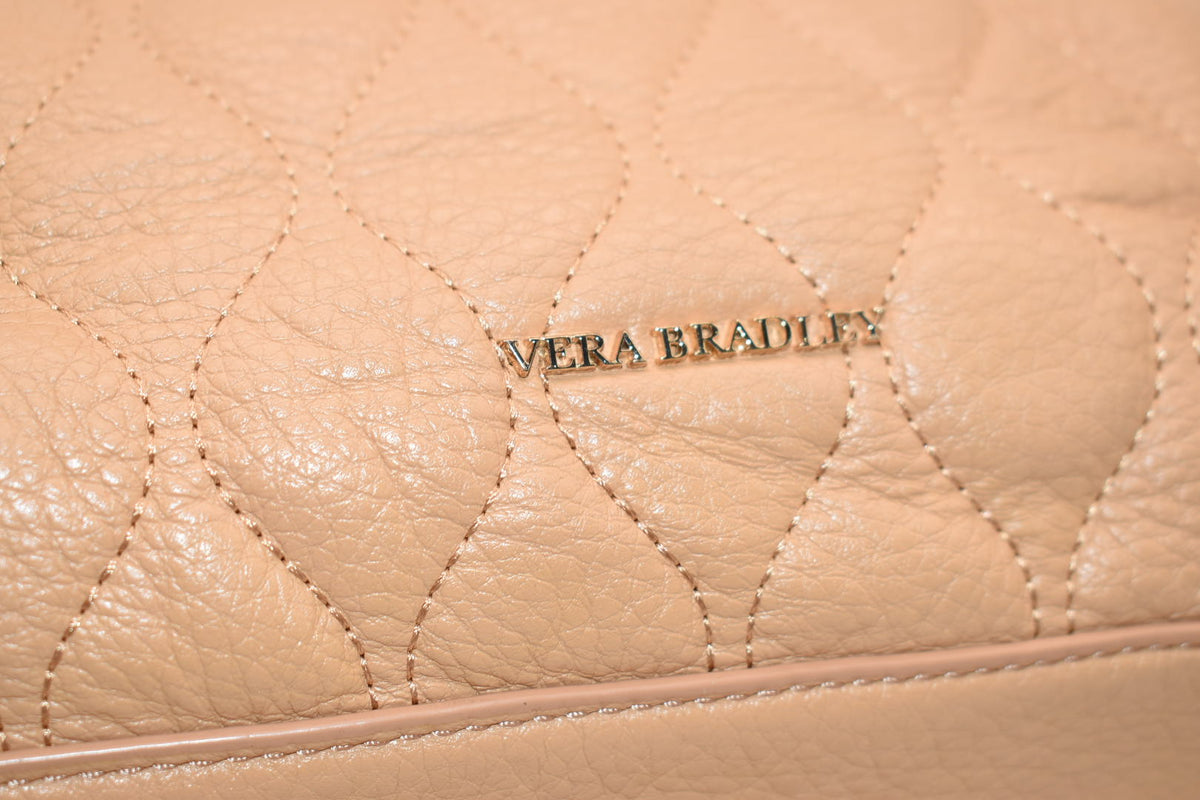 Vera Bradley Quilted Leather Marlo Satchel Bag