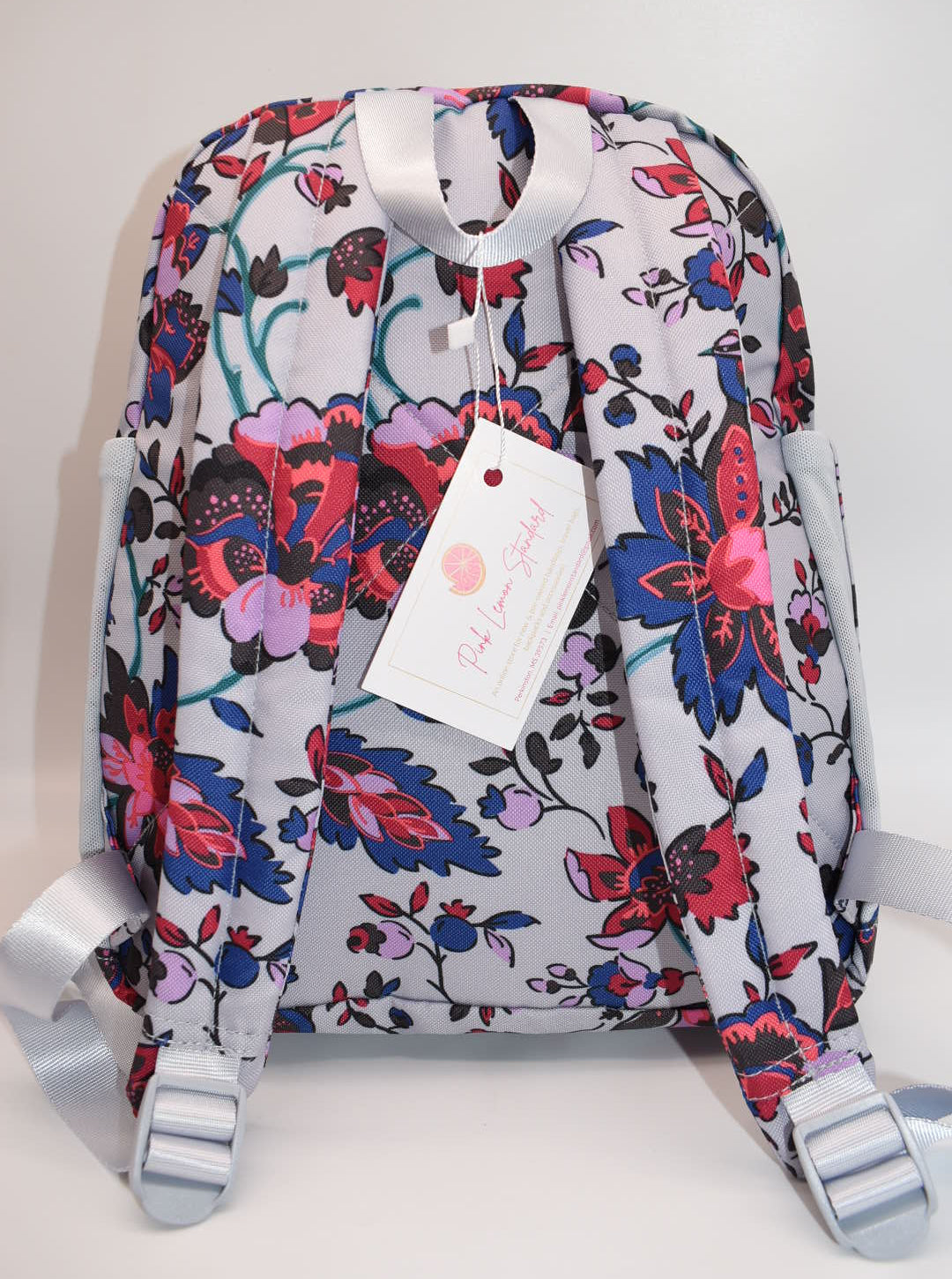 Vera Bradley Lighten Up Sporty Compact Backpack in "Vineyard Floral" Pattern