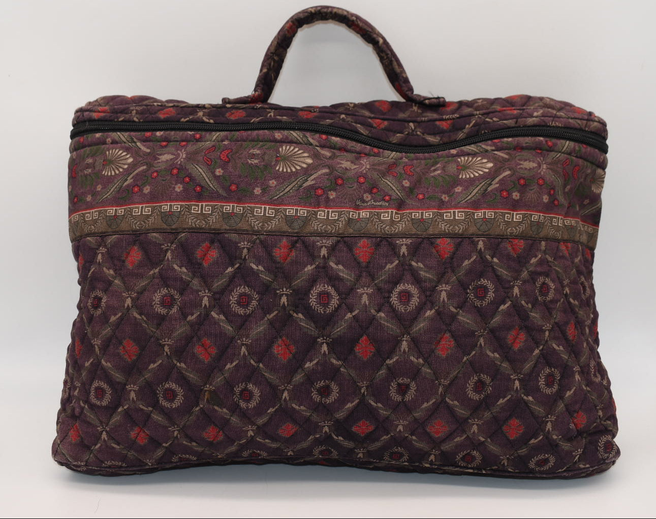 Vintage Vera Bradley Travel / Briefcase Bag in "Laurel - 1997" Pattern