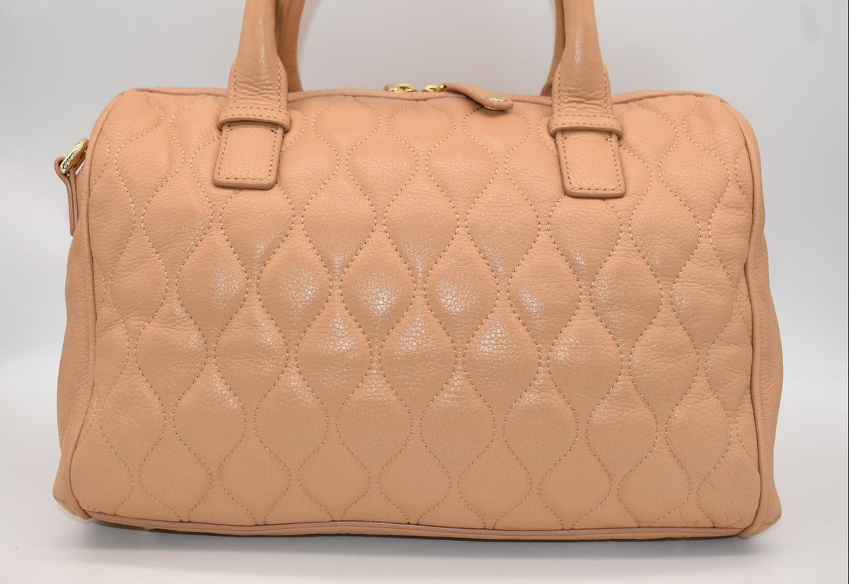 Vera Bradley Quilted Leather Marlo Satchel Bag